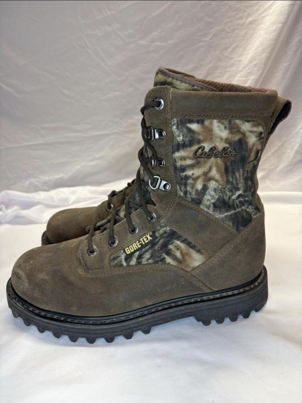 Cabela's Men's Brown Camouflage Gore-Tex Hunting Boots - Picture 4 of 7